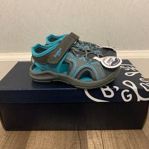 Oshkosh Tempu Water Shoes Grey Turquoise Boys Toddler.